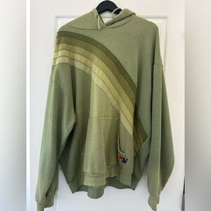 Aviator Nation Jungle Green Diagonal Stripe